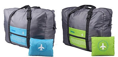 Aircraft Foldable Duffle & Shoulder Travel Bag – Waterproof Oxford Cloth | Blue