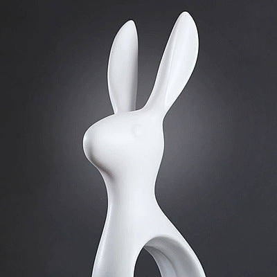 Cute Standing Rabbit Statue – Medium Size Indoor & Garden Decor Ornament