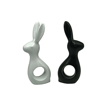 Cute Standing Rabbit Statue – Medium Size Indoor & Garden Decor Ornament