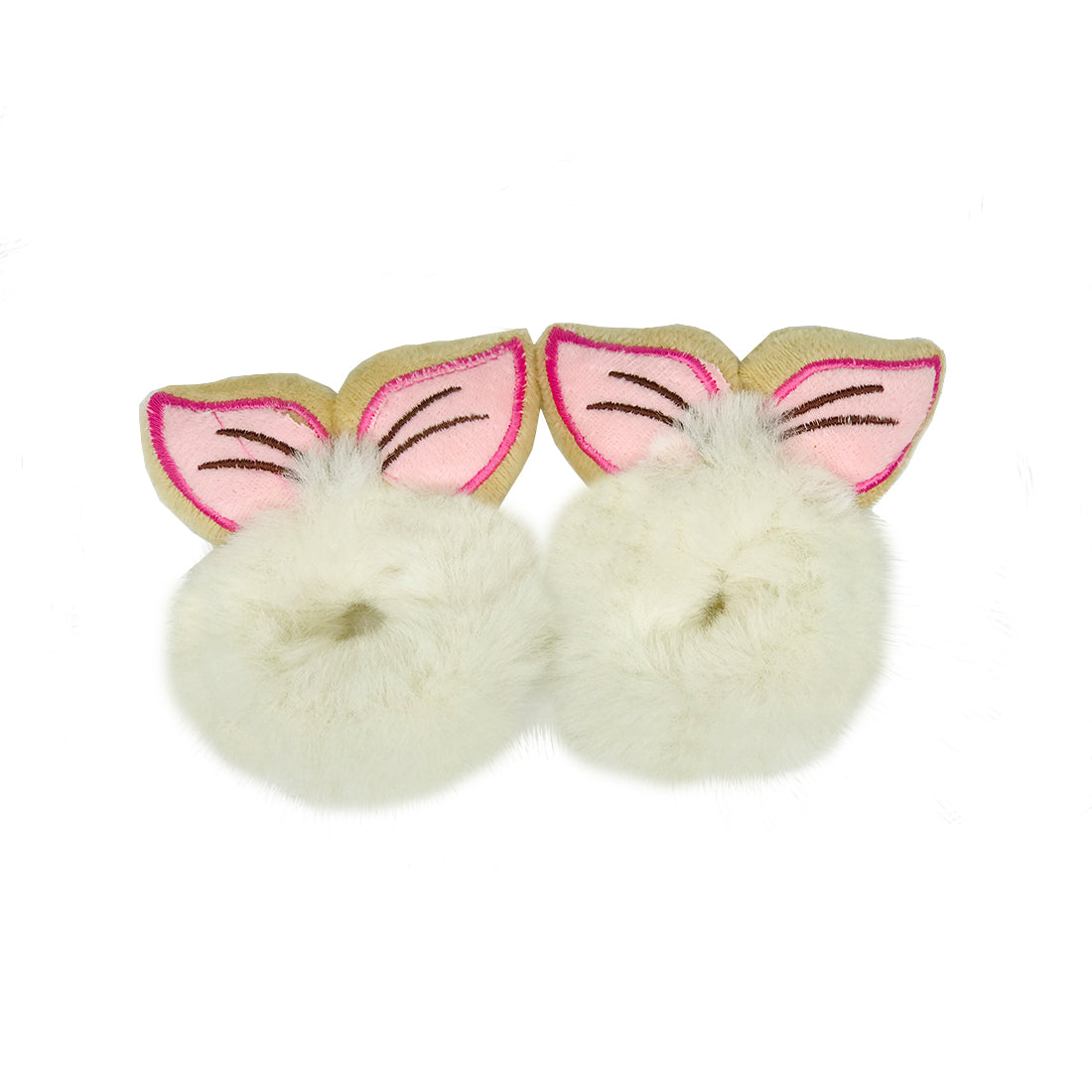 Cat Ear Hair Bands for Girls – Multicolour Pack of 5 | Plush Headbands for Kids & Parties