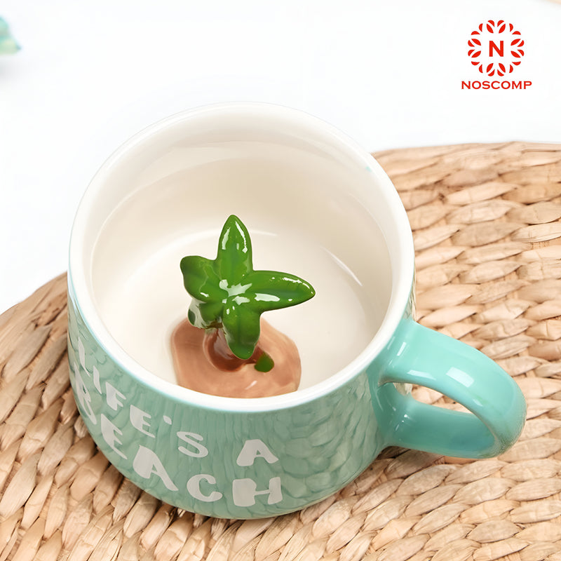 Exquisite 3D Cartoon Coffee Cup