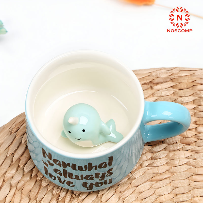 Exquisite 3D Cartoon Coffee Cup