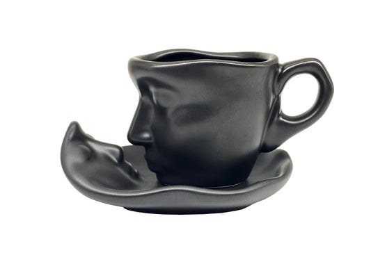European Face Coffee Cup – 100ml Personalized Face Art Mug