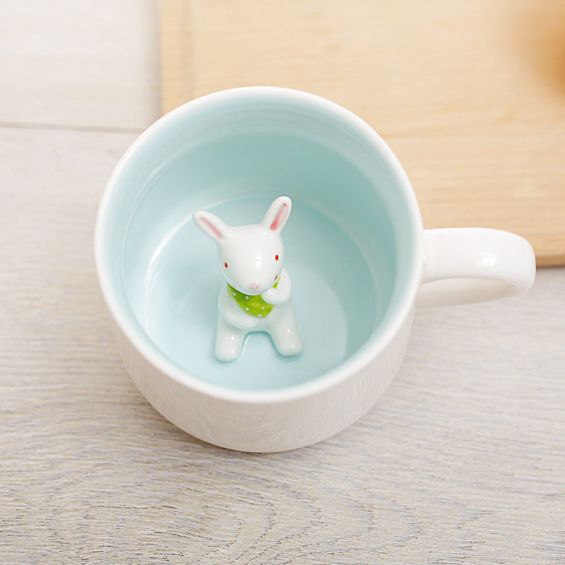 3D Animal Figurine Mugs