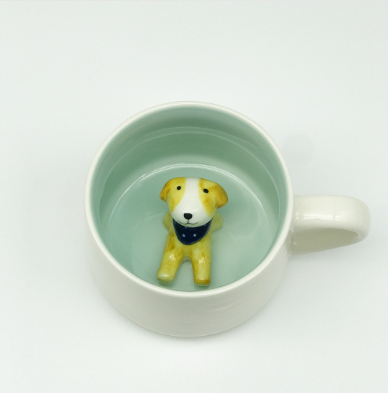 3D Animal Figurine Mugs