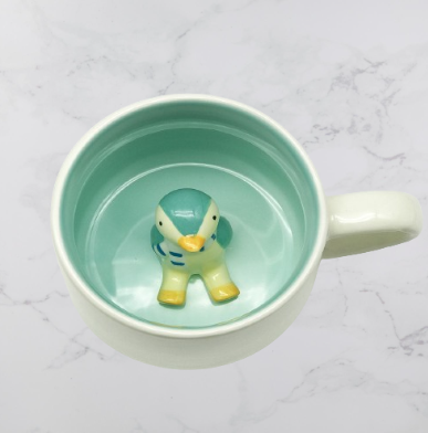 3D Animal Figurine Mugs