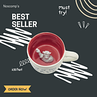 Exquisite 3D Cartoon Coffee Cup