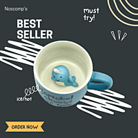 Exquisite 3D Cartoon Coffee Cup