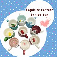 Exquisite 3D Cartoon Coffee Cup